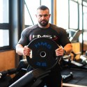 TOG20 talerze olimpijskie gumowane 2 x 20 kg HMS czarno-niebieskie siłownia