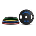 TOG20 talerze olimpijskie gumowane 2 x 20 kg HMS czarno-niebieskie siłownia