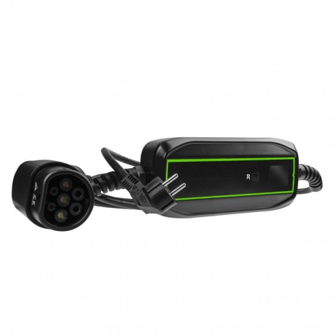 Green Cell - Ładowarka mobilna GC EV PowerCable 3,6kW Schuko - Type 2 do ładowania samochodów elektrycznych i hybryd Plug-In Green Cell - Ładowarka mobilna GC EV PowerCable 3,6kW Schuko - Type 2 do ładowania samochodów elektrycznych i hybryd Plug-In