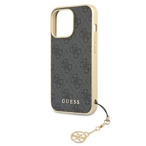 Guess 4G Charms Collection - Etui iPhone 13 Pro Max (szary) Guess 4G Charms Collection - Etui iPhone 13 Pro Max (szary)