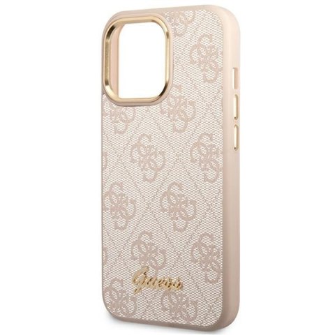 Guess 4G Metal Camera Outline Case - Etui iPhone 14 Pro (Różowy) Guess 4G Metal Camera Outline Case - Etui iPhone 14 Pro (Różowy)