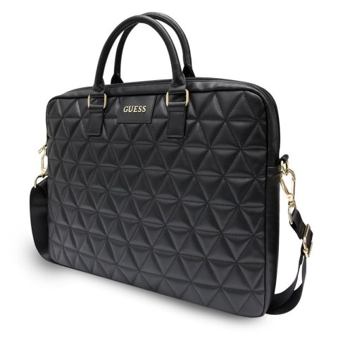 Guess Quilted Computer Bag - Torba na notebooka 15" (czarny) Guess Quilted Computer Bag - Torba na notebooka 15" (czarny)