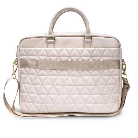 Guess Quilted Computer Bag - Torba na notebooka 15" (różowy) Guess Quilted Computer Bag - Torba na notebooka 15" (różowy)