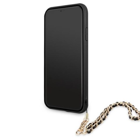 Guess Saffiano Chain - Etui iPhone 11 (czarny) Guess Saffiano Chain - Etui iPhone 11 (czarny)