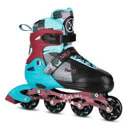 ŁYŻWOROLKI NILS EXTREME NA13810 NIEBIESKIE ROZM. M (35-38) - komfort styl