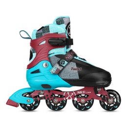 ŁYŻWOROLKI NILS EXTREME NA13810 NIEBIESKIE ROZM. M (35-38) - komfort styl