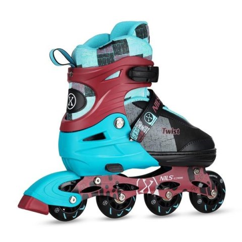 ŁYŻWOROLKI NA13810 TWIST NIEBIESKIE ROZMIAR S (31-34) - kozacka stylówka ŁYŻWOROLKI NA13810 TWIST NIEBIESKIE ROZMIAR S (31-34) - kozacka stylówka
