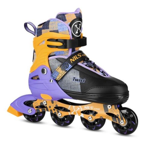 NA13810 ŁYŻWOROLKI TWIST ŻÓŁTE ROZM. L (39-42)-DYNAMICZNA JAZDA W KOMFORCIE NA13810 ŁYŻWOROLKI TWIST ŻÓŁTE ROZM. L (39-42)-DYNAMICZNA JAZDA W KOMFORCIE
