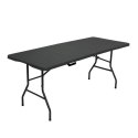 Stół Turystyczny NC1618 180 cm Antracyt NILS CAMP - Mobilny i Elegancki