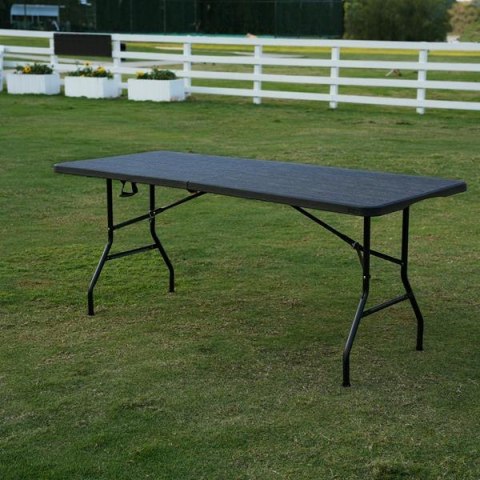 Stół Turystyczny NC1618 180 cm Antracyt NILS CAMP - Mobilny i Elegancki Stół Turystyczny NC1618 180 cm Antracyt NILS CAMP - Mobilny i Elegancki