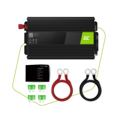 Green Cell - Przetwornica napięcia Inwerter 12V na 230V 1000W/2000W Czysta sinusoida Green Cell - Przetwornica napięcia Inwerter 12V na 230V 1000W/2000W Czysta sinusoida