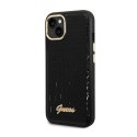 Guess Croco Collection - Etui iPhone 14 Plus (czarny)