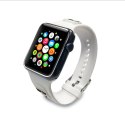 Karl Lagerfeld Silicone Karl & Choupette Heads - Pasek do Apple Watch 42/44/45/49 mm (biały)