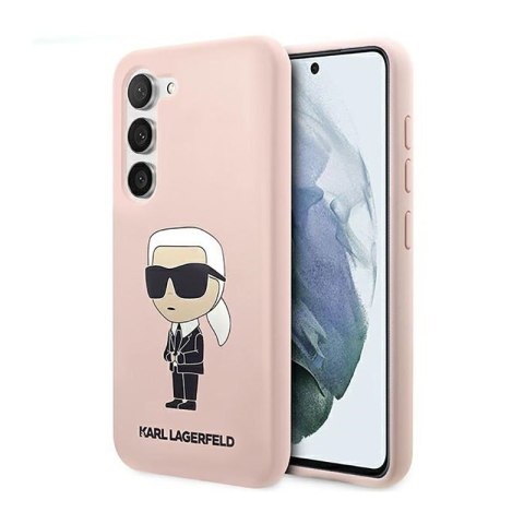 Karl Lagerfeld Silicone NFT Ikonik - Etui Samsung Galaxy S23 (różowy) Karl Lagerfeld Silicone NFT Ikonik - Etui Samsung Galaxy S23 (różowy)