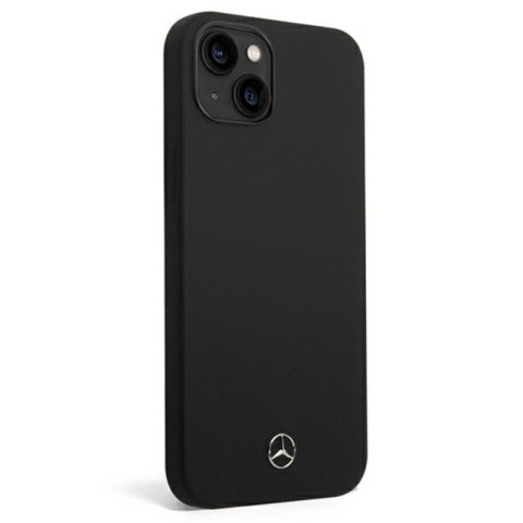 Mercedes Silicone Line - Etui iPhone 14 Plus (czarny) Mercedes Silicone Line - Etui iPhone 14 Plus (czarny)