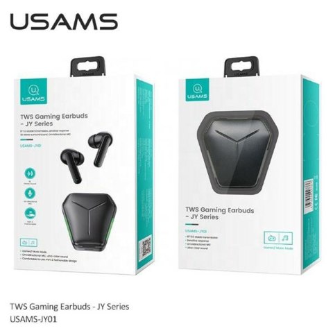 USAMS JY Series - Słuchawki Bluetooth 5.0 TWS + etui ładujące (czarny) USAMS JY Series - Słuchawki Bluetooth 5.0 TWS + etui ładujące (czarny)
