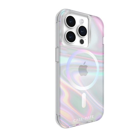 Case-Mate Soap Bubble MagSafe - Etui iPhone 15 Pro (Iridescent) Case-Mate Soap Bubble MagSafe - Etui iPhone 15 Pro (Iridescent)