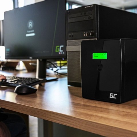 Green Cell - Zasilacz awaryjny UPS 2000VA 1200W Power Proof Green Cell - Zasilacz awaryjny UPS 2000VA 1200W Power Proof