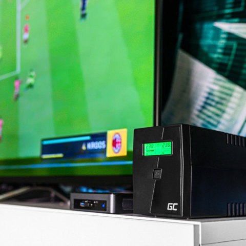 Green Cell - Zasilacz awaryjny UPS 2000VA 1200W Power Proof Green Cell - Zasilacz awaryjny UPS 2000VA 1200W Power Proof