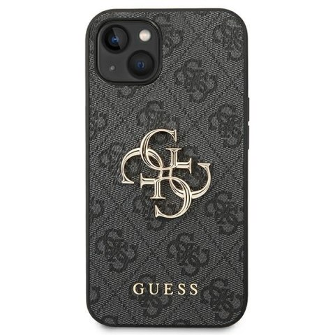 Guess 4G Big Metal Logo - Etui iPhone 14 (szary) Guess 4G Big Metal Logo - Etui iPhone 14 (szary)
