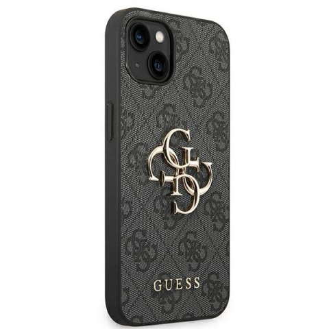 Guess 4G Big Metal Logo - Etui iPhone 14 (szary) Guess 4G Big Metal Logo - Etui iPhone 14 (szary)