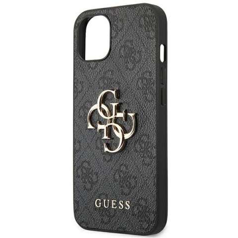 Guess 4G Big Metal Logo - Etui iPhone 14 (szary) Guess 4G Big Metal Logo - Etui iPhone 14 (szary)