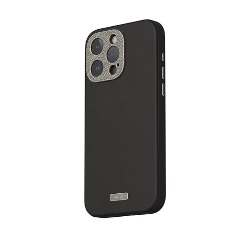 Moshi Napa MagSafe - Skórzane etui iPhone 15 Pro Max (Midnight Black) Moshi Napa MagSafe - Skórzane etui iPhone 15 Pro Max (Midnight Black)