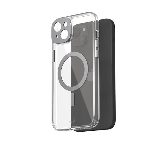 Moshi iGlaze MagSafe - Etui iPhone 15 Plus (Meteorite Gray) Moshi iGlaze MagSafe - Etui iPhone 15 Plus (Meteorite Gray)