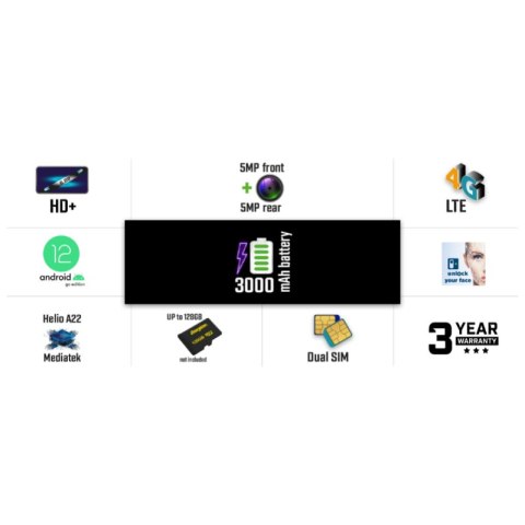 Energizer Ultimate U608S - Smartfon 2GB RAM 32GB 6,08" 4G LTE Dual Sim EU (Czarny) Energizer Ultimate U608S - Smartfon 2GB RAM 32GB 6,08" 4G LTE Dual Sim EU (Czarny)