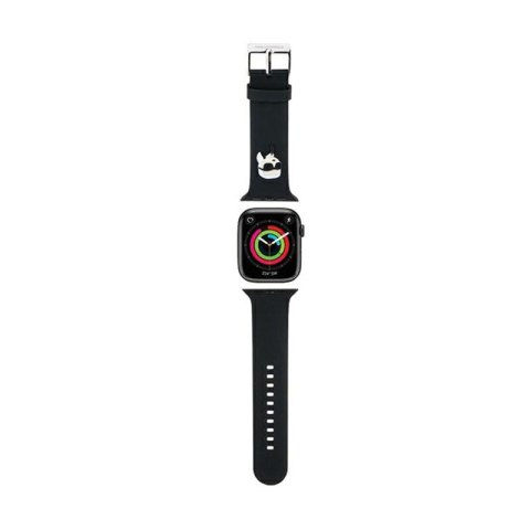 Karl Lagerfeld 3D Rubber Karl Head NFT - Pasek do Apple Watch 42/44/45/49 mm (czarny) Karl Lagerfeld 3D Rubber Karl Head NFT - Pasek do Apple Watch 42/44/45/49 mm (czarny)