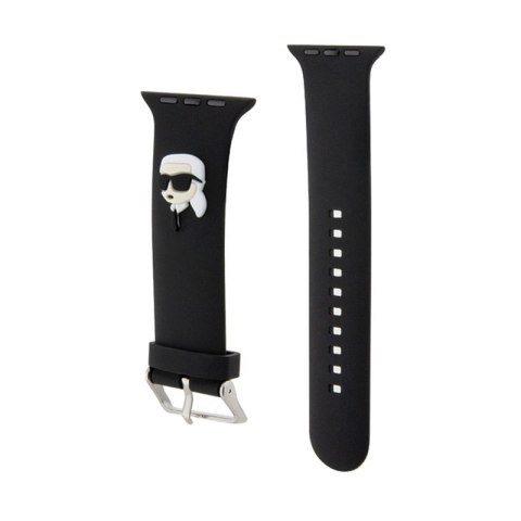 Karl Lagerfeld 3D Rubber Karl Head NFT - Pasek do Apple Watch 42/44/45/49 mm (czarny) Karl Lagerfeld 3D Rubber Karl Head NFT - Pasek do Apple Watch 42/44/45/49 mm (czarny)