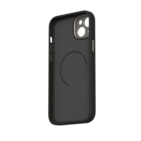 Moshi Napa MagSafe - Skórzane etui iPhone 15 Plus (Midnight Black) Moshi Napa MagSafe - Skórzane etui iPhone 15 Plus (Midnight Black)