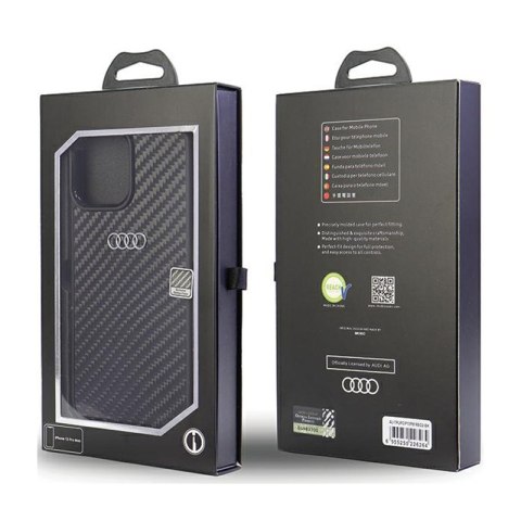 Audi Carbon Fiber - Etui iPhone 13 Pro Max (Czarny) Audi Carbon Fiber - Etui iPhone 13 Pro Max (Czarny)