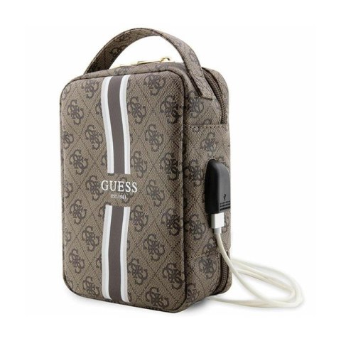 Guess 4G Printed Stripes Travel Universal Bag - Organizer na akcesoria (Brązowy) Guess 4G Printed Stripes Travel Universal Bag - Organizer na akcesoria (Brązowy)