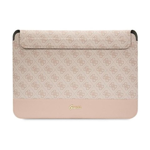 Guess 4G Stripe Metal Logo Computer Sleeve - Etui na notebooka 14" (Różowy) Guess 4G Stripe Metal Logo Computer Sleeve - Etui na notebooka 14" (Różowy)