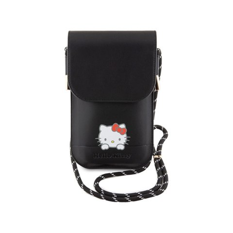 Hello Kitty Leather Daydreaming Cord - Torebka crossbody na telefon (czarny) Hello Kitty Leather Daydreaming Cord - Torebka crossbody na telefon (czarny)