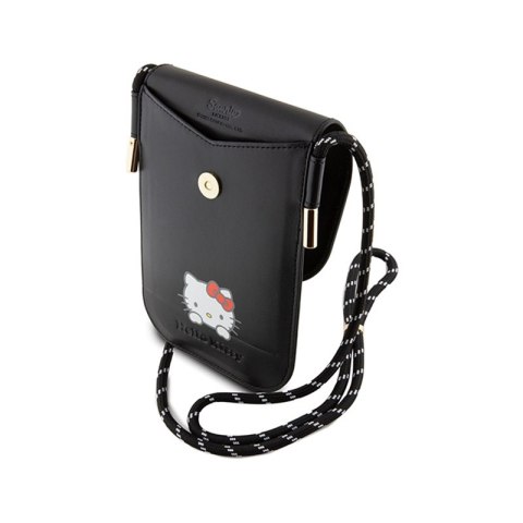 Hello Kitty Leather Daydreaming Cord - Torebka crossbody na telefon (czarny) Hello Kitty Leather Daydreaming Cord - Torebka crossbody na telefon (czarny)