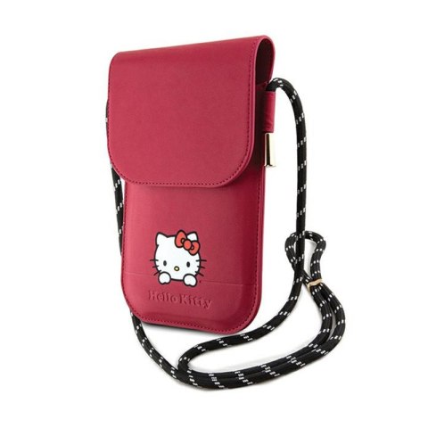 Hello Kitty Leather Daydreaming Cord - Torebka crossbody na telefon (różowy) Hello Kitty Leather Daydreaming Cord - Torebka crossbody na telefon (różowy)