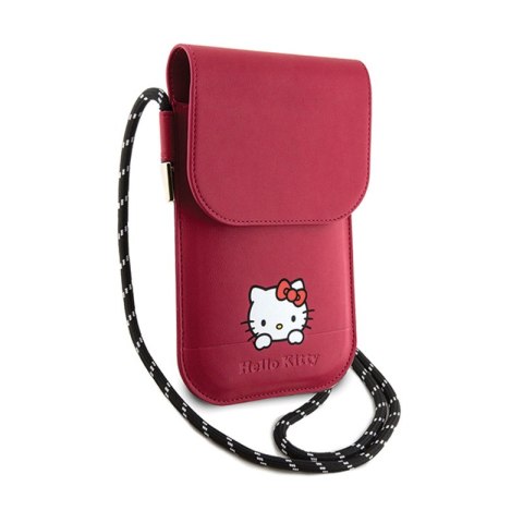 Hello Kitty Leather Daydreaming Cord - Torebka crossbody na telefon (różowy) Hello Kitty Leather Daydreaming Cord - Torebka crossbody na telefon (różowy)