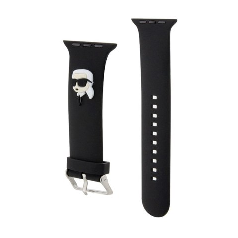 Karl Lagerfeld 3D Rubber Karl Head NFT - Pasek do Apple Watch 38/40/41 mm (czarny) Karl Lagerfeld 3D Rubber Karl Head NFT - Pasek do Apple Watch 38/40/41 mm (czarny)