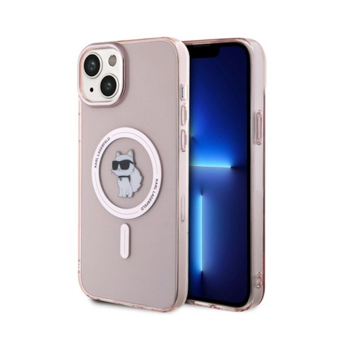 Karl Lagerfeld IML Choupette MagSafe - Etui iPhone 15 Plus (różowy) Karl Lagerfeld IML Choupette MagSafe - Etui iPhone 15 Plus (różowy)