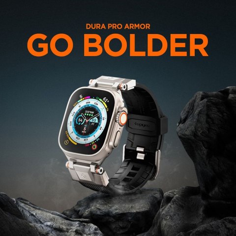 Spigen DuraPro Armor - Pasek do Apple Watch 42/44/45/49 mm (czarny) Spigen DuraPro Armor - Pasek do Apple Watch 42/44/45/49 mm (czarny)