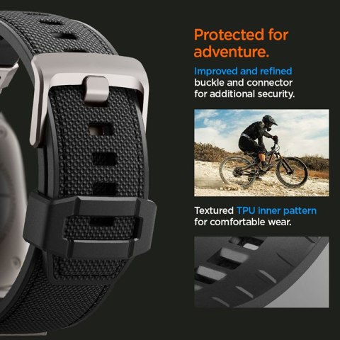 Spigen DuraPro Armor - Pasek do Apple Watch 42/44/45/49 mm (czarny) Spigen DuraPro Armor - Pasek do Apple Watch 42/44/45/49 mm (czarny)