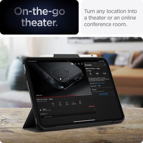 Spigen Rugged Armor Pro - Etui do iPad 11" (2025) / iPad 10.9" (2022) (Czarny) Spigen Rugged Armor Pro - Etui do iPad 11" (2025) / iPad 10.9" (2022) (Czarny)