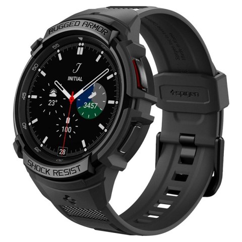 Spigen Rugged Armor Pro - Pasek + etui do Samsung Galaxy Watch 6 Classic 47 mm (Czarny) Spigen Rugged Armor Pro - Pasek + etui do Samsung Galaxy Watch 6 Classic 47 mm (Czarny)