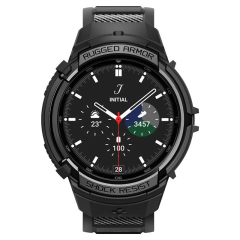 Spigen Rugged Armor Pro - Pasek + etui do Samsung Galaxy Watch 6 Classic 47 mm (Czarny) Spigen Rugged Armor Pro - Pasek + etui do Samsung Galaxy Watch 6 Classic 47 mm (Czarny)
