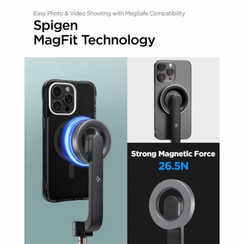 Spigen S570W MagSafe Bluetooth Selfie Stick Tripod - Statyw na smartfon / uchwyt selfie stick (Czarny) Spigen S570W MagSafe Bluetooth Selfie Stick Tripod - Statyw na smartfon / uchwyt selfie stick (Czarny)