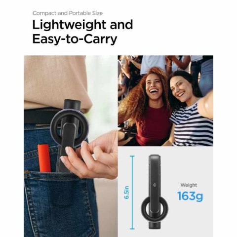 Spigen S570W MagSafe Bluetooth Selfie Stick Tripod - Statyw na smartfon / uchwyt selfie stick (Czarny) Spigen S570W MagSafe Bluetooth Selfie Stick Tripod - Statyw na smartfon / uchwyt selfie stick (Czarny)