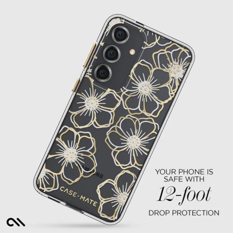 Case-Mate Floral Gems - Etui Samsung Galaxy S24 (Gold) Case-Mate Floral Gems - Etui Samsung Galaxy S24 (Gold)