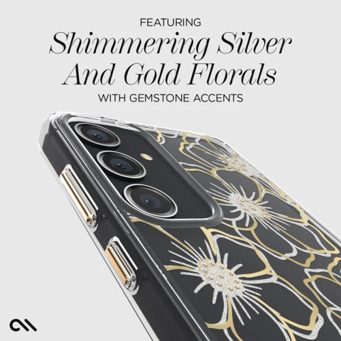 Case-Mate Floral Gems - Etui Samsung Galaxy S24+ (Gold) Case-Mate Floral Gems - Etui Samsung Galaxy S24+ (Gold)